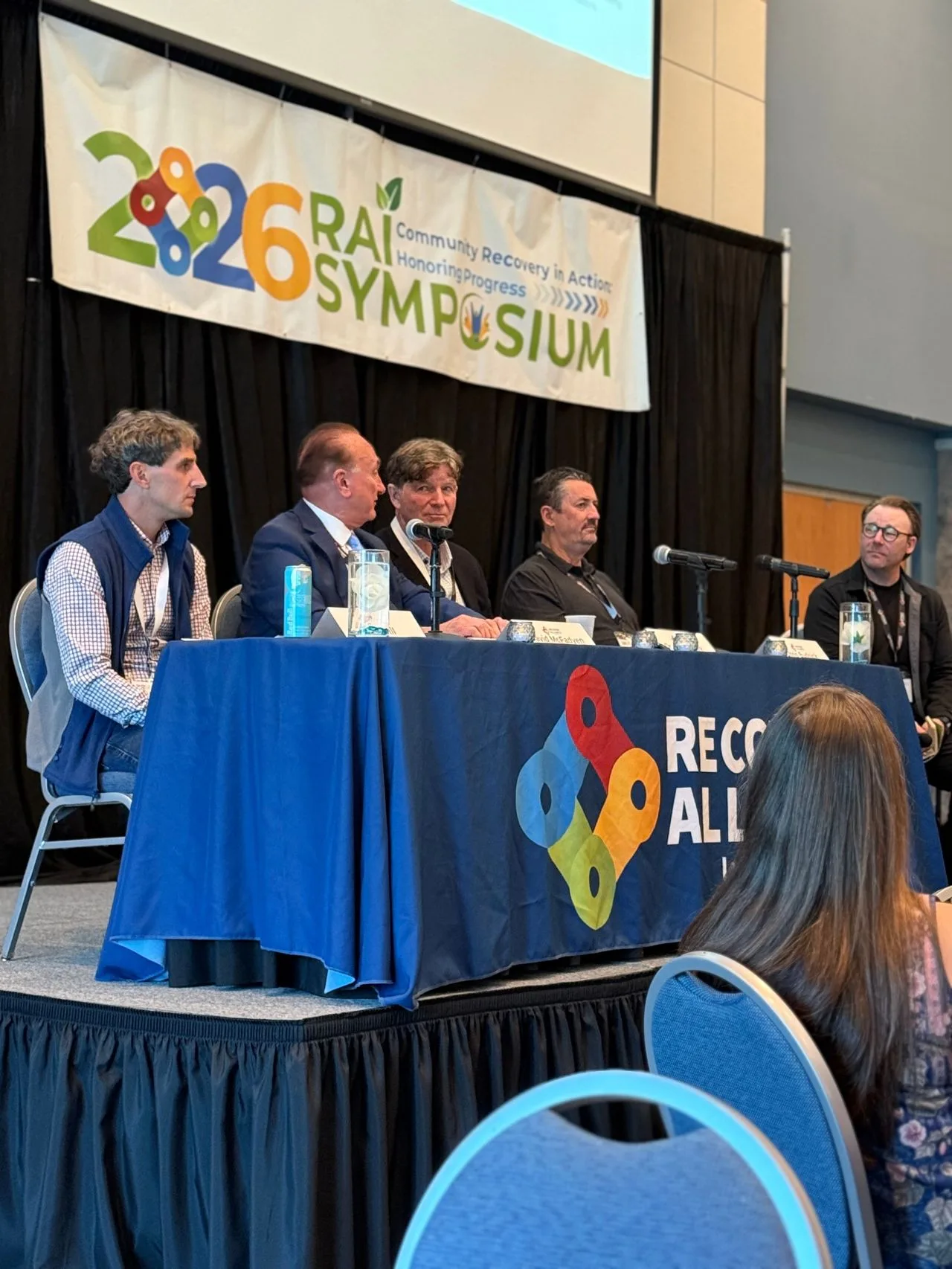 R3 speaking on a panel at the 2026 Recovery in Action Symposium